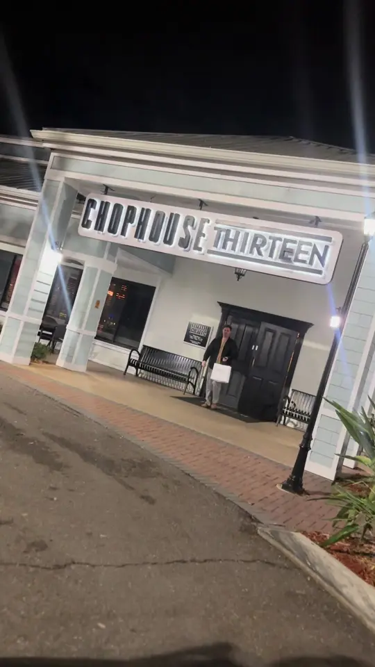 Chophouse Thirteen in Jacksonville showing birthday dinner, visit, video by mskokooo on TikTok