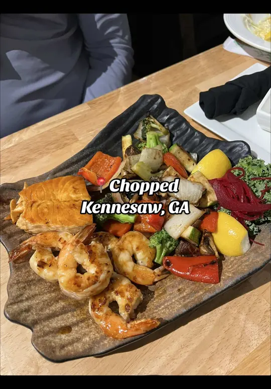 Chopped: Oysters + Asian Eats in Kennesaw showing visit, atmosphere, video by jelissavlogs on TikTok