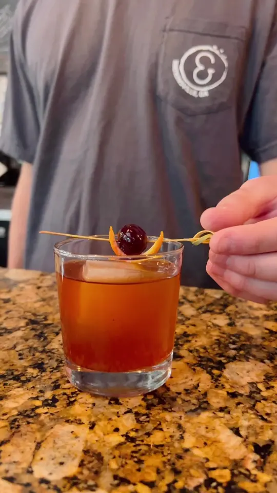 Chops & Hops in Watkinsville showing craftcocktail, oldfashioned, video by chopsandhops on TikTok