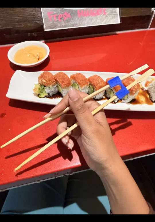 Chopsticks Cafe in Hinesville showing review, customer service, video by rishavvari on TikTok
