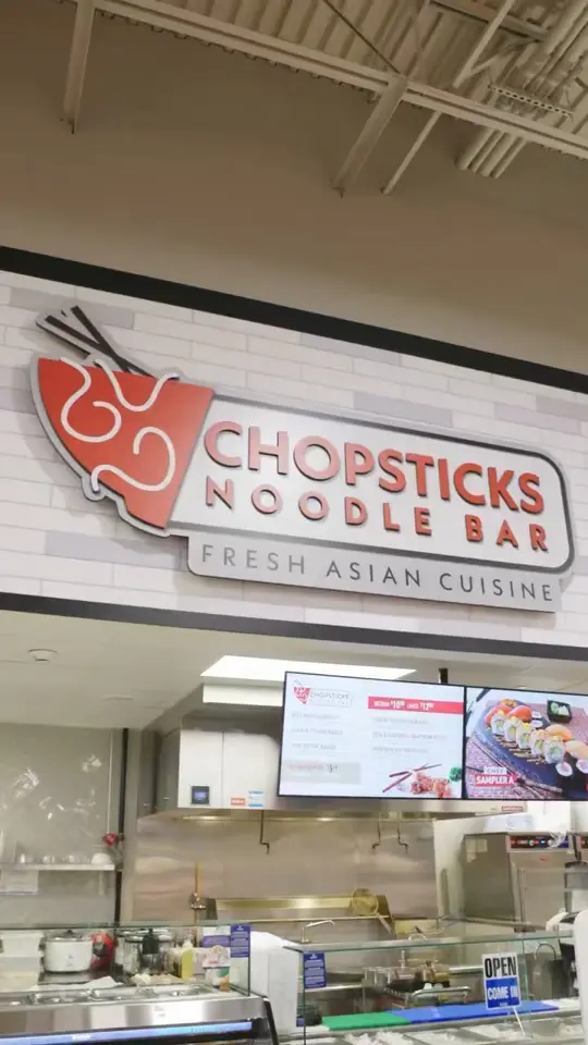 Chopsticks Cafe in Hinesville showing grand opening, asian flavors, video by Market Street on Facebook