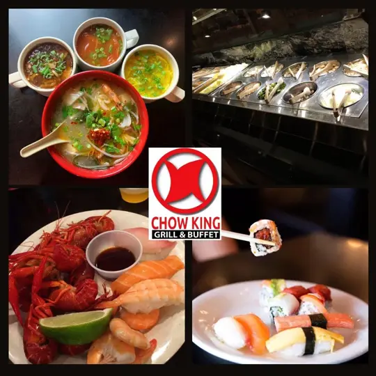 Chow King Grill & Buffet in Smyrna showing menu, buffet food, review, video by Chow King Grill & Buffet Cobb on Facebook