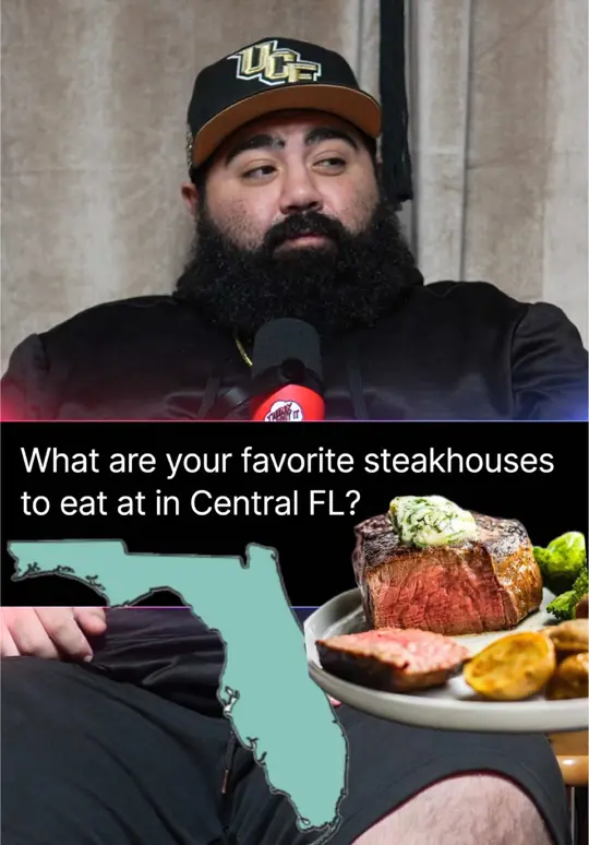 Christner's Prime Steak & Lobster in Orlando showing steak, restaurant visit, video by thinkaboutitthepodcast on TikTok