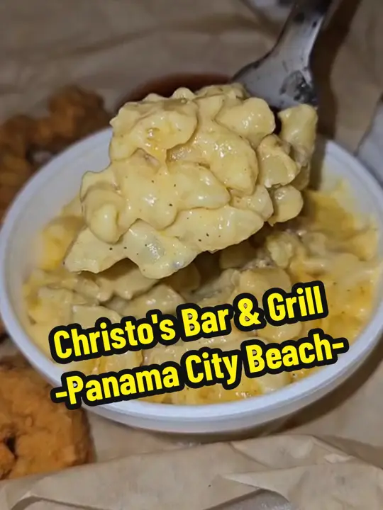 Christo's Sports Bar & Grill in Panama City Beach showing review, atmosphere, video by vacationknowitall on TikTok
