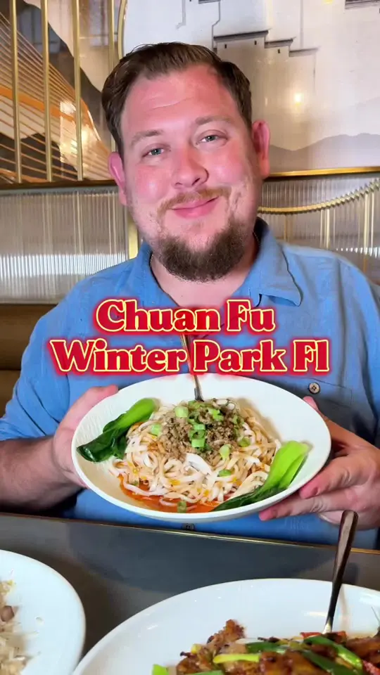 Chuan Fu 川府 in Winter Park showing food, chinese food, video by justpotus on TikTok