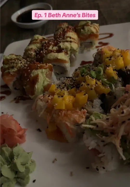 Chuck's Fish Athens in Athens showing sushi, food review, visit, video by bethannebrice on TikTok