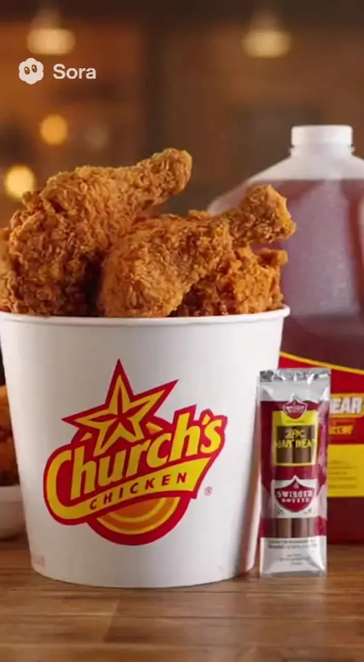 Church's Texas Chicken in Tampa showing food, chicken, video by mediaflips on TikTok