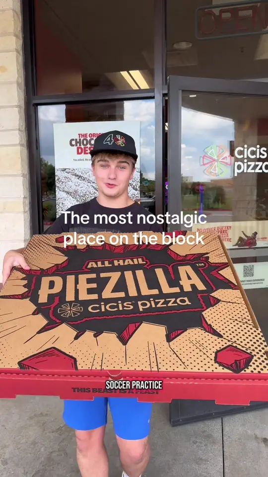 Cicis Pizza on TikTok, video by foodguyjack