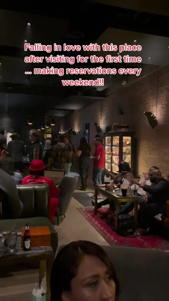 Cigar Bar Live in Fort Myers showing review, visit, atmosphere, video by pretty.girls.club.dfw on TikTok