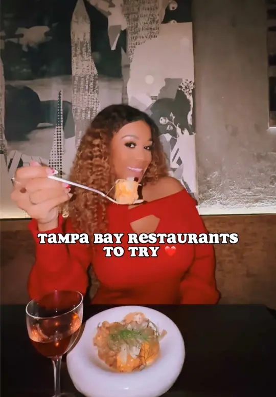 Cipresso in Tampa showing restaurant visit, tampa bay dining, video by orlandoqueen on TikTok