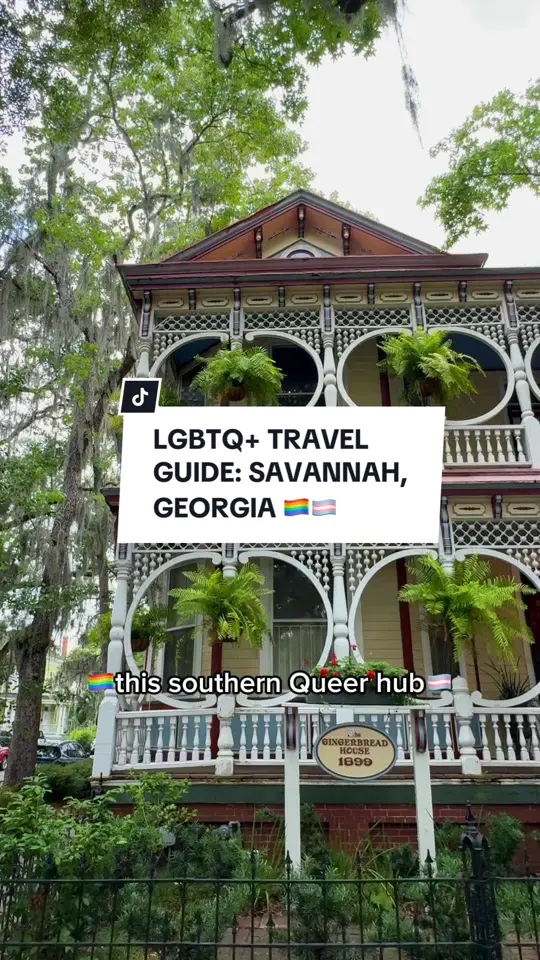 Circa 1875 Bistro in Savannah showing visit, french cuisine, queer-owned, video by explorewithchase on TikTok