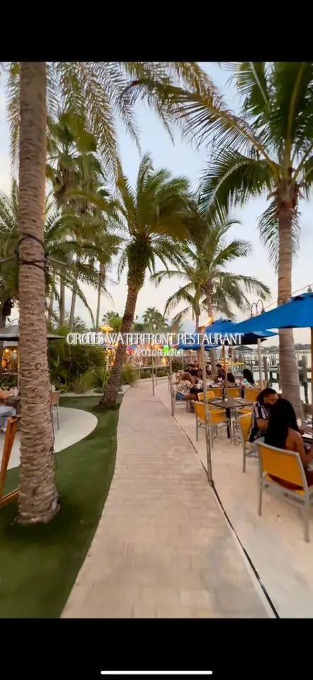 Circles Waterfront Restaurant in Apollo Beach showing seafood, views, video by Kaylan Marie on Facebook