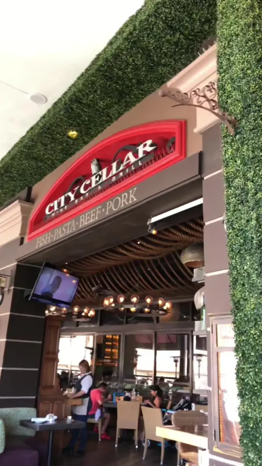 City Cellar in West Palm Beach showing review, visit, brunch, video by veekeyoo on TikTok
