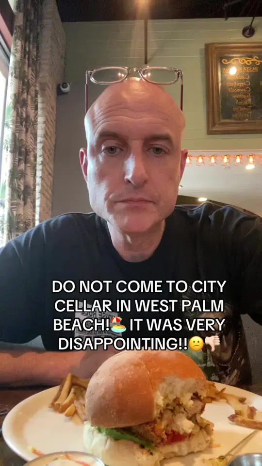 City Cellar in West Palm Beach showing disappointment, visit, video by florida.living.li on TikTok