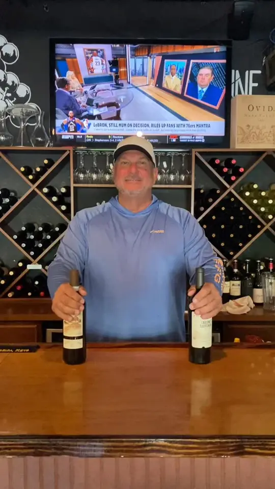City Hall Cafe & Wine bar in Tavernier showing wine tasting, video by City Hall Cafe on Facebook