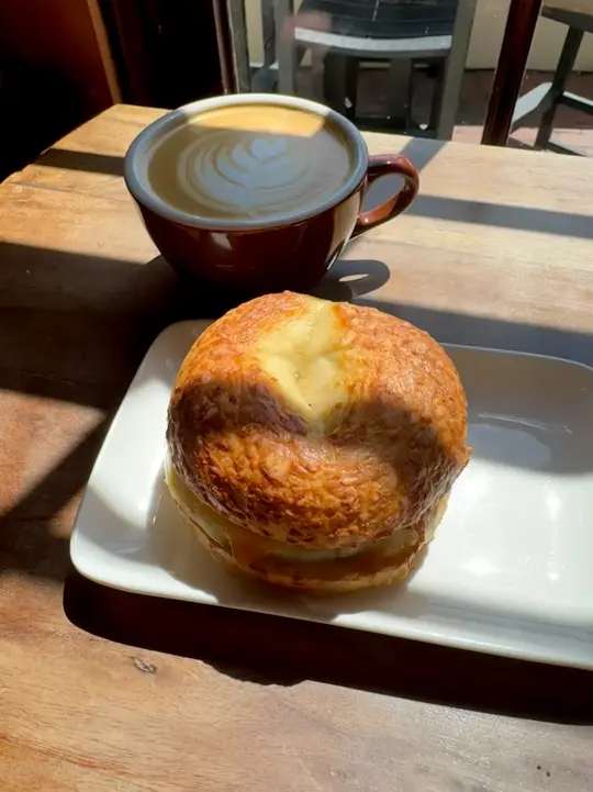 City Perks Coffee Co. in St. Augustine showing coffee, breakfast, video by City Perks Coffee Co on Facebook