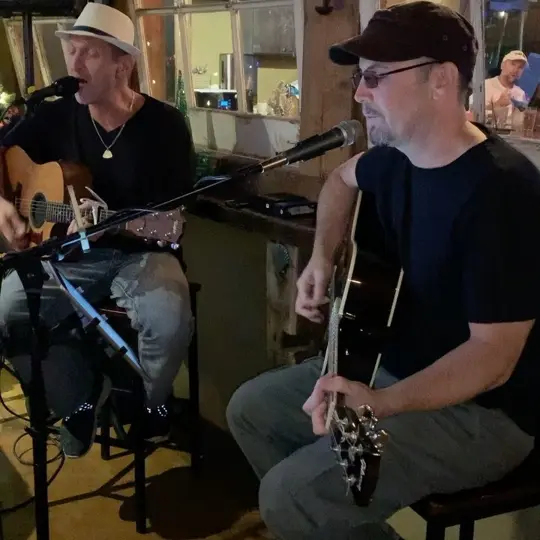 CJ Blacks Restaurant & Bar in Davie showing live music, kurt & cary, video by CJ Blacks on Facebook