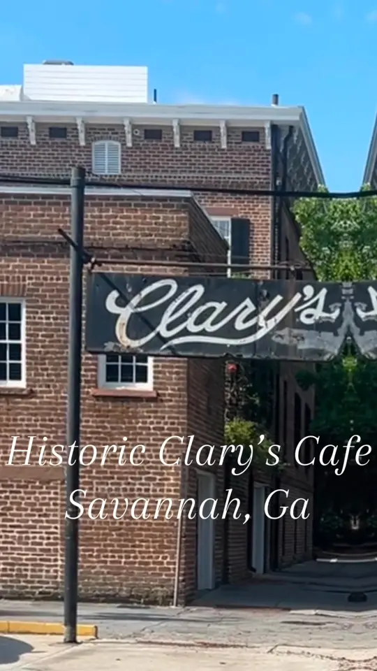Clary's Cafe in Savannah showing atmosphere, visit, video by Clary's Cafe on Facebook