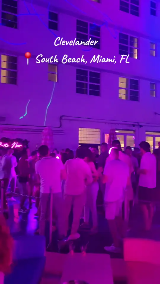 Clevelander South Beach in Miami Beach showing drinks, bar atmosphere, video by melissamloca on TikTok