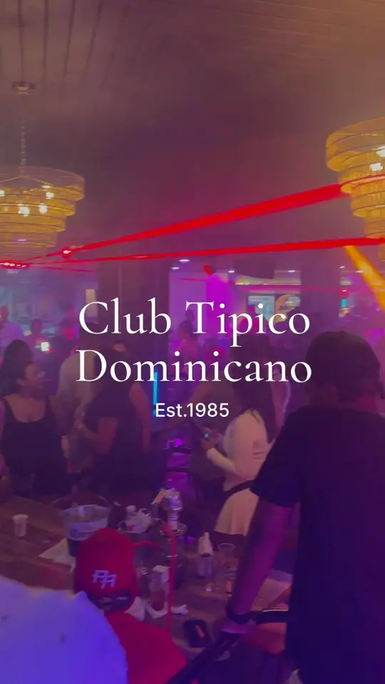 Club Tipico Dominicano in Miami showing visit, atmosphere, video by Club Tipico Dominicano on Facebook