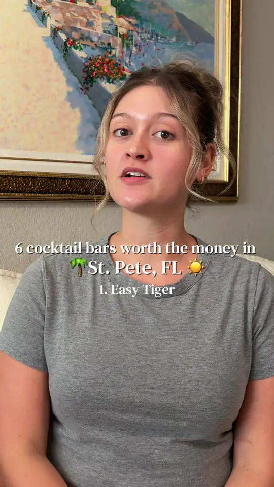Cocktail St. Pete in St. Petersburg showing cocktail, atmosphere, video by the.checkpls on TikTok