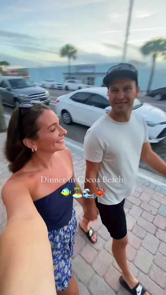 Coconuts On The Beach in Cocoa Beach showing dinner, review, video by amandakarppinen on TikTok