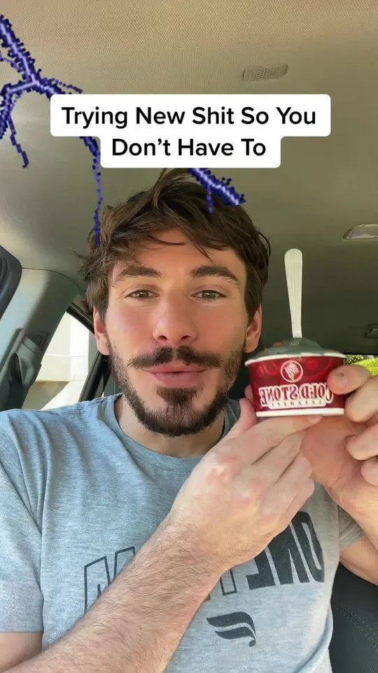 Coldstone Creamery in Orlando showing ice cream, boo batter ice cream, video by nikmetcalf on TikTok