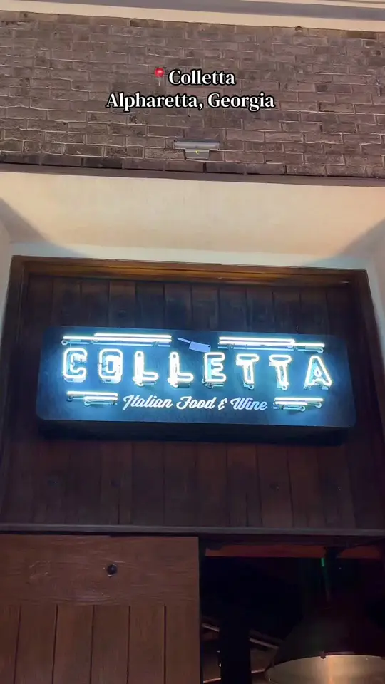 Colletta in Alpharetta showing focaccia, pasta, wine selection, romantic dinner, lunch, video by jlin321 on TikTok
