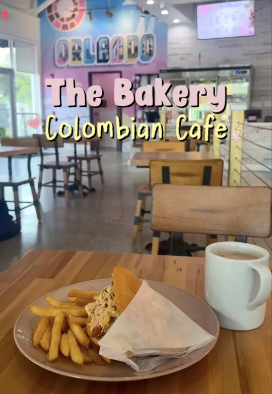Colombian Bakery and Restaurant in Orlando showing bakery, baked goods, cafe atmosphere, video by kctravelsofficial on TikTok