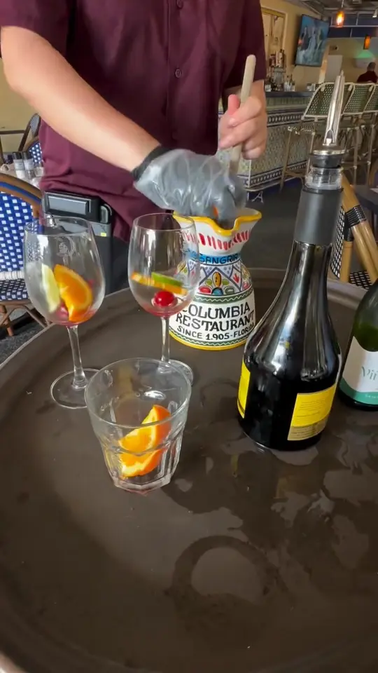 Columbia Cafe at the Tampa Bay History Center in Tampa showing restaurant visit, spanish dishes, video by Columbia Restaurant on Facebook