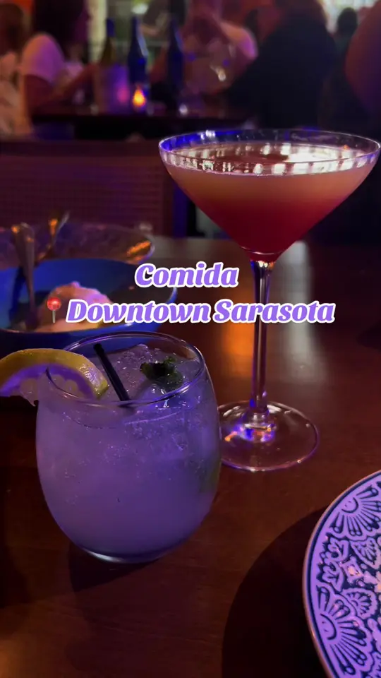 Comida in Sarasota showing restaurant, latin american cuisine, three-course meal, savor sarasota menu, video by thesrqfoodie on TikTok