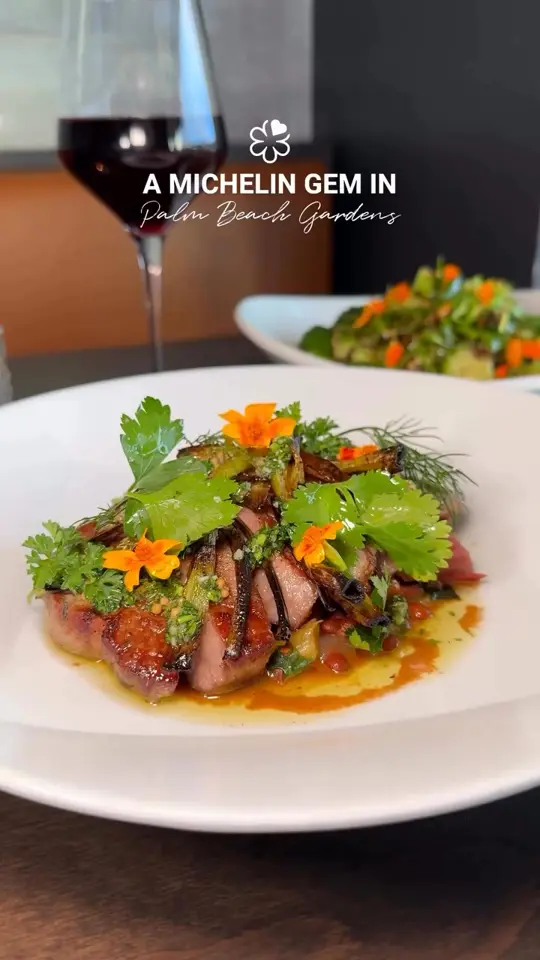 Coolinary in Palm Beach Gardens showing restaurant, dining experience, seasonal dishes, neighborhood vibes, video by Discover The Palm Beaches on Facebook