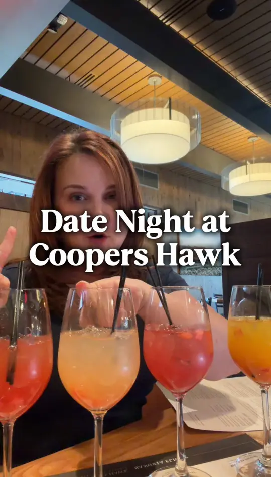 Cooper’s Hawk Winery & Restaurant in Palm Beach Gardens showing review, visit, video by autumnhitthejackpot on TikTok