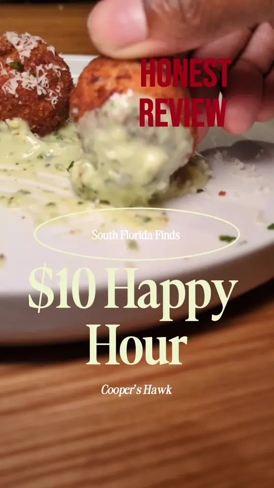 Cooper’s Hawk Winery & Restaurant in Tampa showing review, happy hour, video by tandumness.blog on TikTok