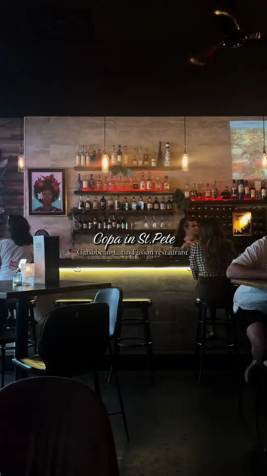 COPA in St. Petersburg showing review, visit, dinner, tostones, video by ramona_daily on TikTok