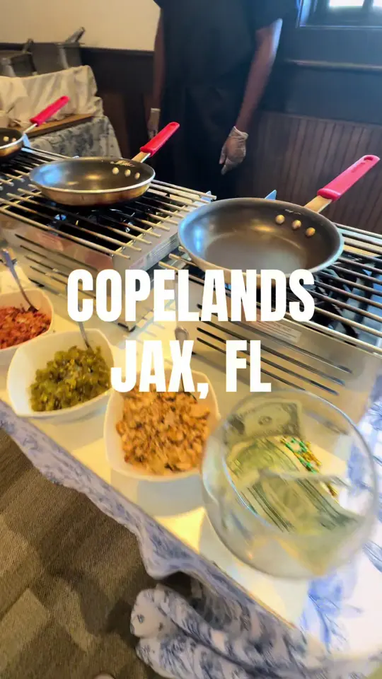 Copeland's in Jacksonville showing brunch, food, video by breeski2x on TikTok