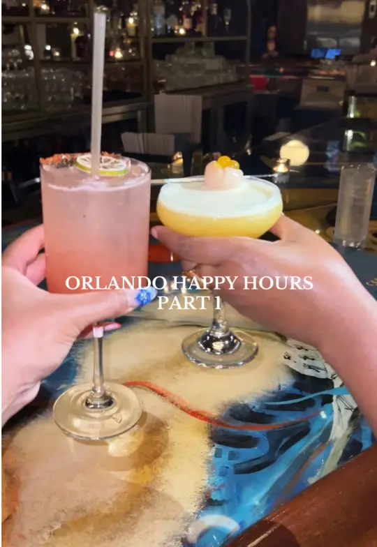 Corazon Cocina Mexicana in Orlando showing happy hour, specialty drinks, wine by the glass, appetizers, ambiance, service, video by beentherestyledthat on TikTok
