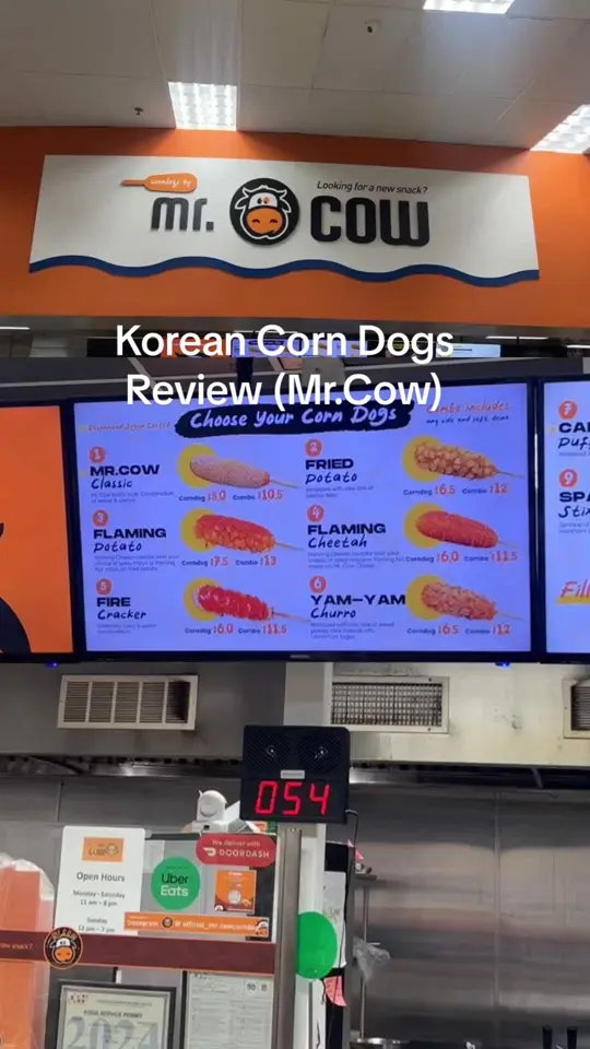 Corn Dogs by Mr Cow - Morrow in Morrow showing food, korean corn dog, video by melalanne on TikTok