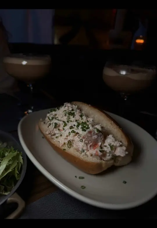 Corner Chophouse in Winter Park showing review, visit, cocktail, $10 martinis, bar bites, steak with bacon jam & goat cheese, video by katelynxoxoo on TikTok