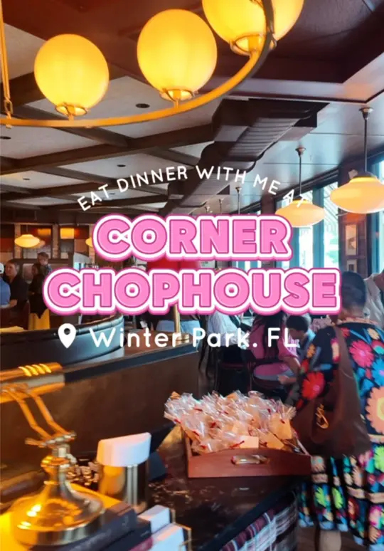 Corner Chophouse in Winter Park showing steak, australian a5 wagyu, dinner, review, visit, video by frommysicilianheart on TikTok