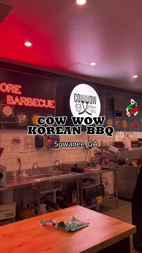Cow Wow Korean BBQ in Suwanee showing korean bbq, food review, video by atlanta_foodyyyyy on TikTok