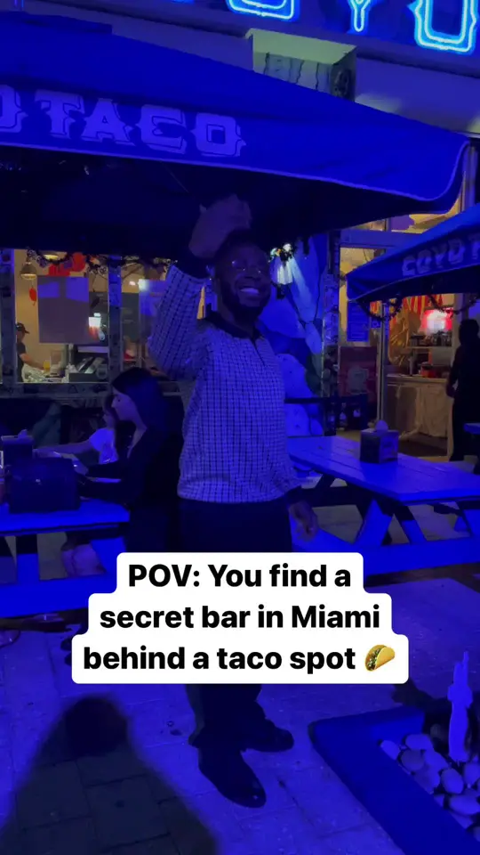  in Florida showing cocktail, speakeasy, secret bar, video by thekemoymartin on TikTok