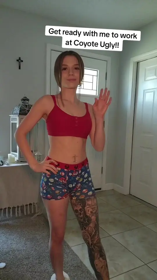 Coyote Ugly Saloon in Destin showing nightlife, bartending, outfit, video by yourfavoritecoyote on TikTok