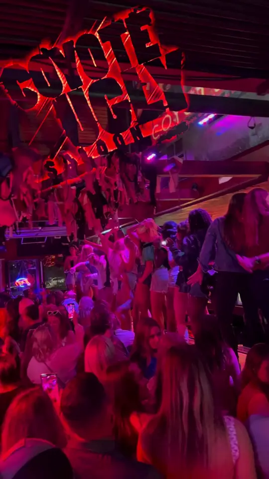 Coyote Ugly Saloon in Destin showing nightlife, bar atmosphere, video by Coyote Ugly Saloon- Destin on Facebook