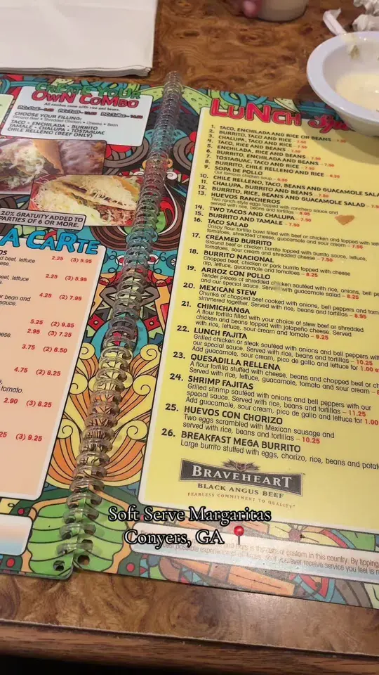 Cozumel in Conyers showing cocktail, soft serve margarita, video by somelovezii on TikTok