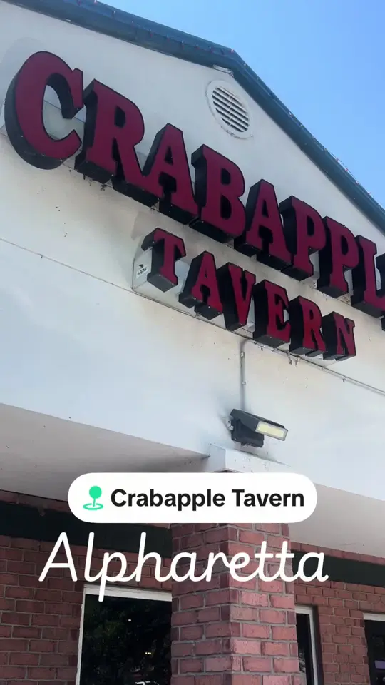 Crabapple Tavern in Alpharetta showing review, visit, video by ngeorgialocal on TikTok
