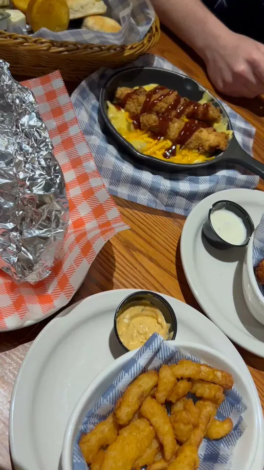 Cracker Barrel Old Country Store in Adairsville showing menu items, campfire menu, video by Cracker Barrel Old Country Store on Facebook