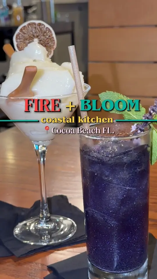 Craft Cocktail Bar at Oceanside in Cape Canaveral showing visit, atmosphere, staff interaction, owner chat, video by Ashly Ulep on Facebook