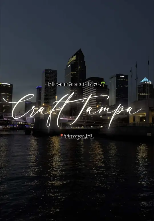 Craft Tampa in Tampa showing dining experience, food, vibes, video by kaymarie023 on TikTok