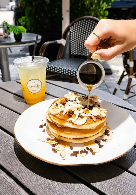 Crema Gourmet Doral in Doral showing brunch, seasonal favorites, refreshing sips, video by cremagourmet on TikTok